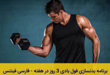برنامه بدنسازی فول بادی 3 روز در هفته