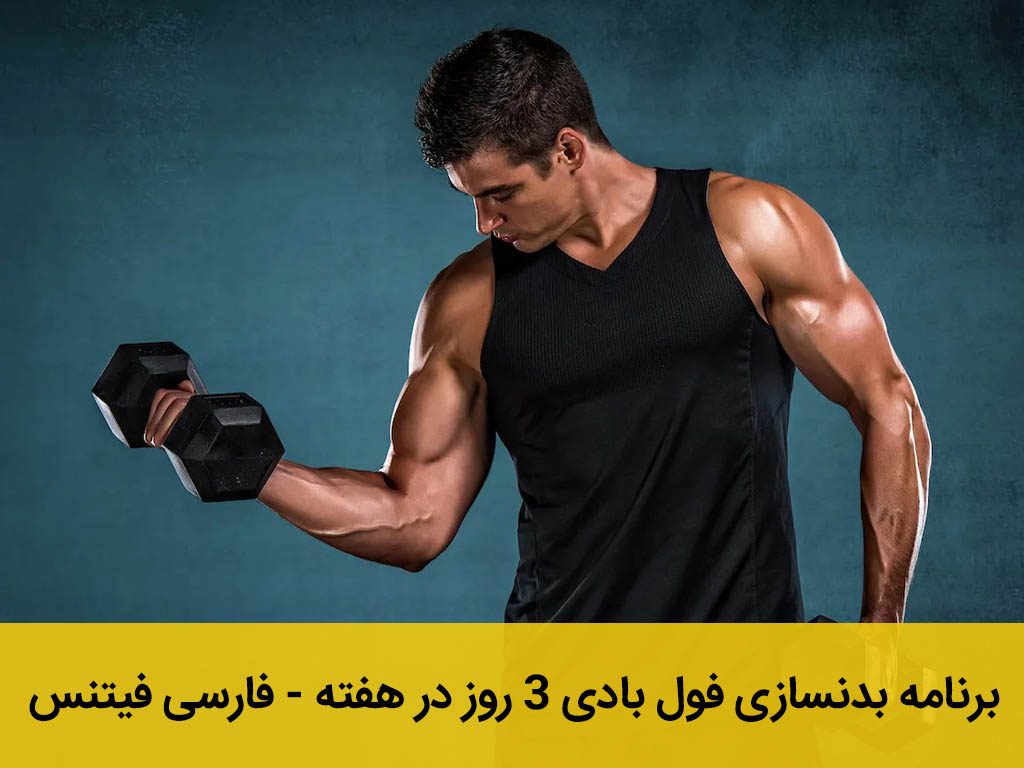 برنامه بدنسازی فول بادی 3 روز در هفته